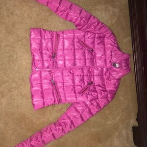 COPY - Pink Down Puffy jacket Coat /jacket. Sz Small